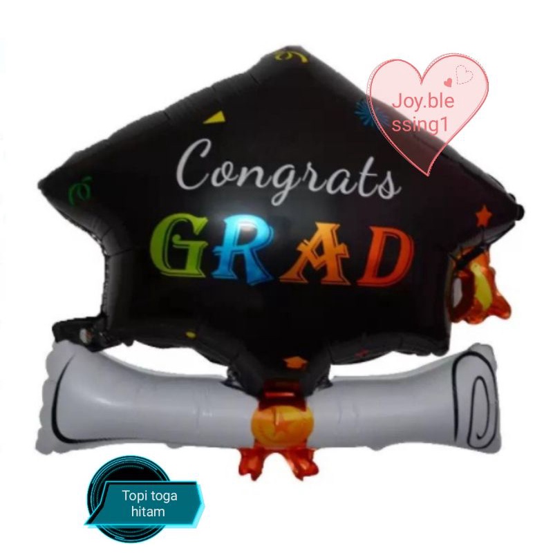 Jual Balon Foil Wisuda Balon Graduation Banner Wisuda Balon Foil Wisuda Shopee Indonesia