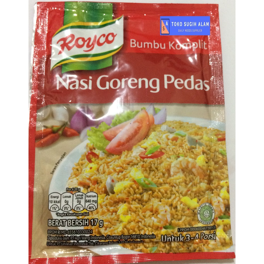 Jual ROYCO BUMBU NASI GORENG RENDANG, CABE HIJAU, PEDAS, SOTO, AYAM ...