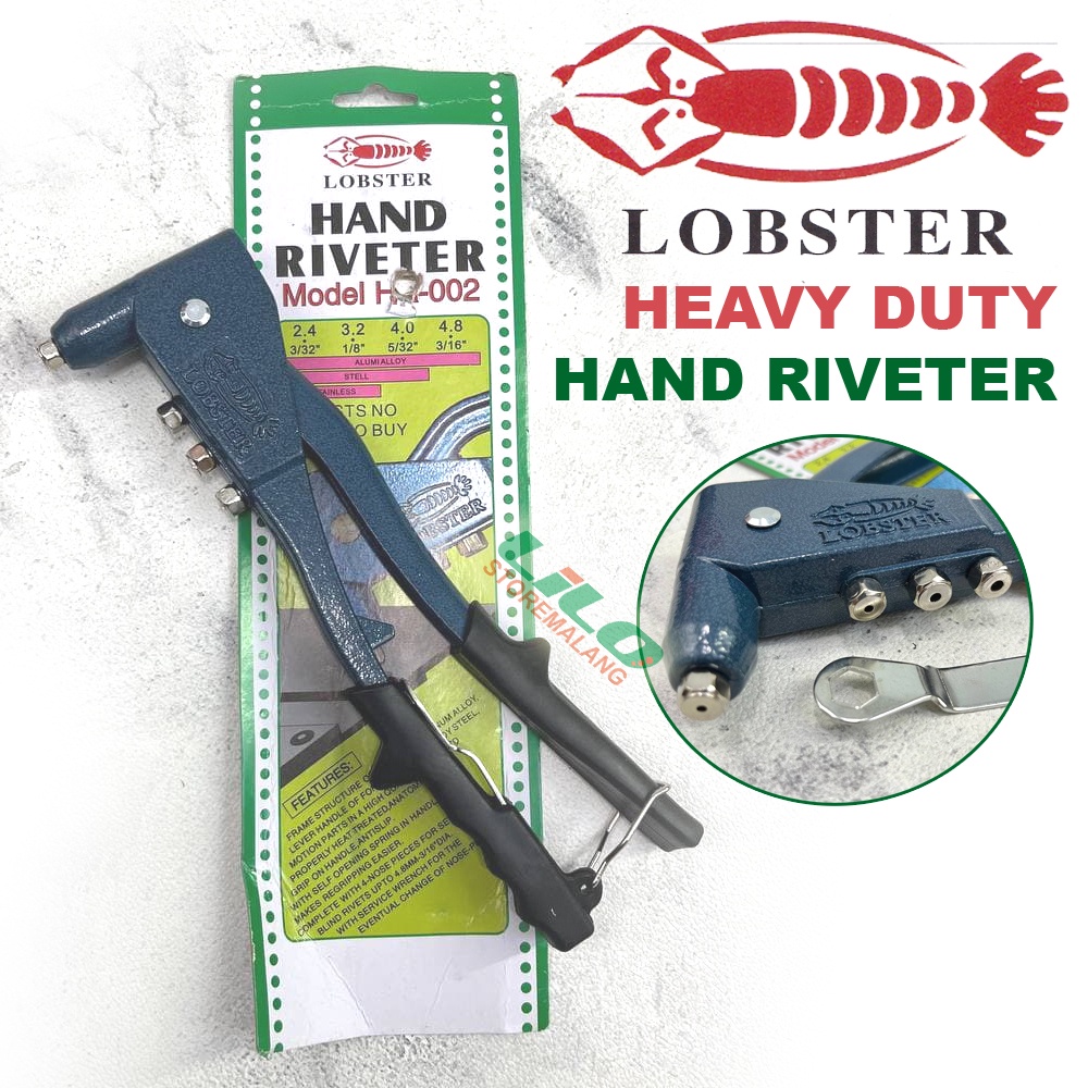 Jual Tang Rivet Hand Riveter Heavy Duty Lobster L319 Shopee Indonesia
