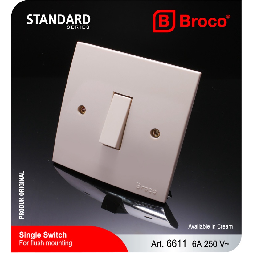 Jual Broco Electrical Standard 6611 Saklar Engkel Inbow | Shopee Indonesia