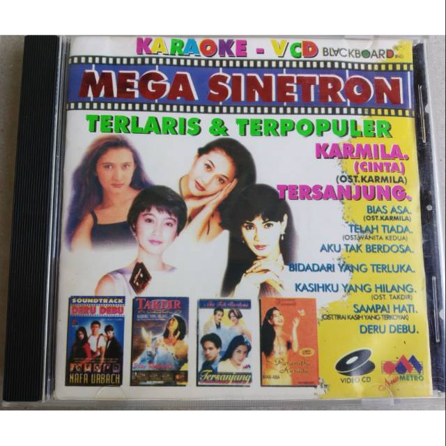 Jual Vcd karaoke original ost lagu soundtrack sinetron jadul jaman dulu