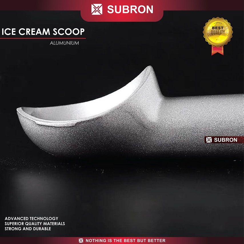 Jual SUBRON Ice Cream Scoop Sendok Sekup Es Krim Aluminium Anti Lengket ...
