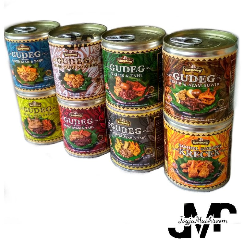 Jual gudeg bagong jogja /gudeg kaleng/masakan kaleng/ransum/masakan ...