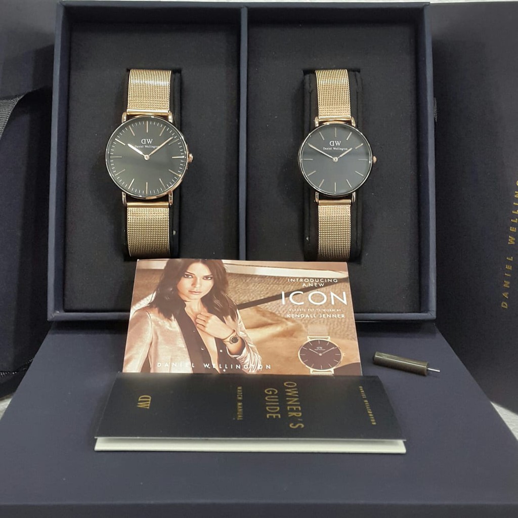 Jual BISA COD JAM TANGAN COUPLE DANIEL WELLINGTON RANTAI PASIR PROMO Shopee Indonesia