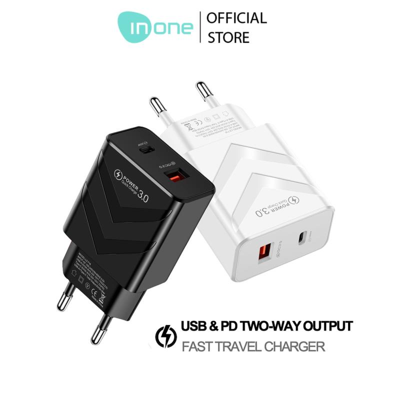 Jual INONE Quick Charge 3.0 Wall Charger USB AND PD Two-way Output 20W ...