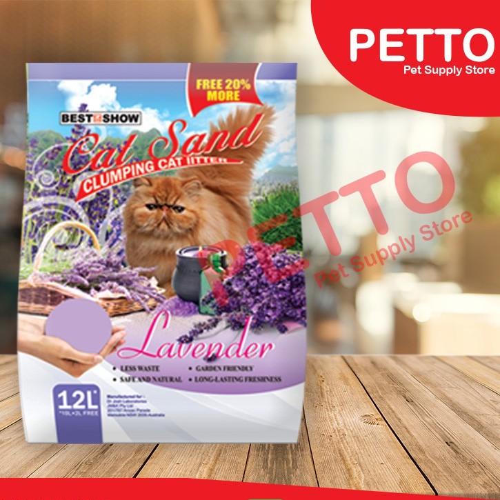 Jual Pasir Kucing 12 L Best In Show Cat Sand Lavender Pasir Lavender