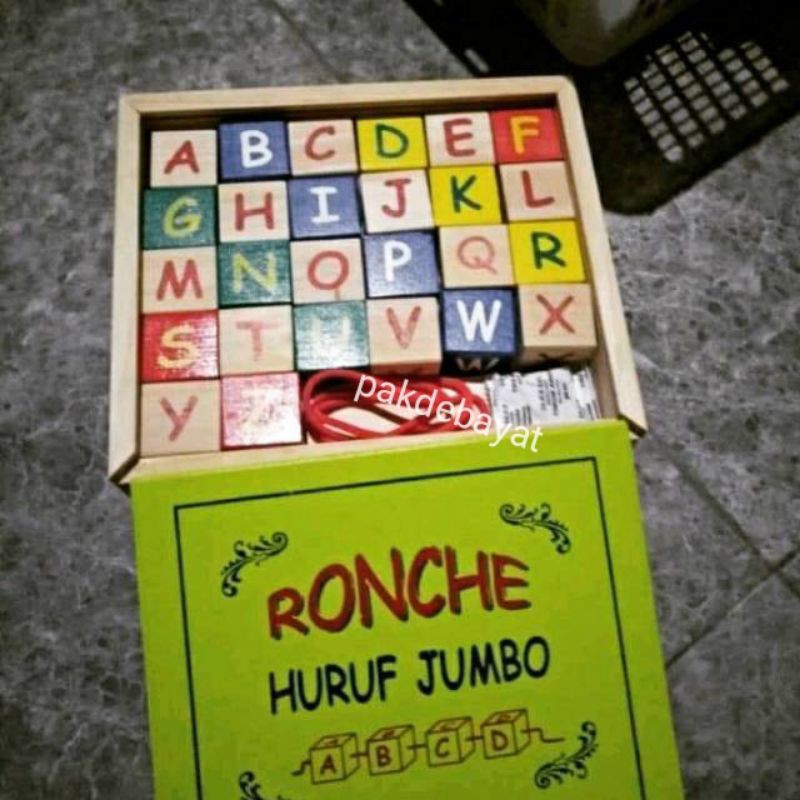 Jual Ronce Huruf Alphabet Jumbo Warna Kayu Pinus | Shopee Indonesia