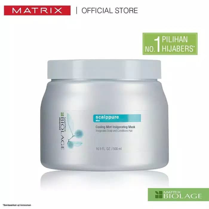 Jual Matrix Biolage Scalppure Cooling Mint Mask 500ml hair mask