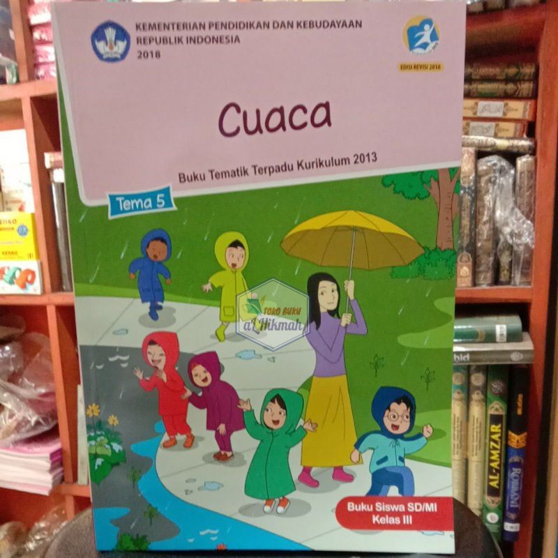 Jual BUKU TEMATIK KELAS 3 TEMA 5 CUACA SISWA SD MI KURIKULUM 2013 ...