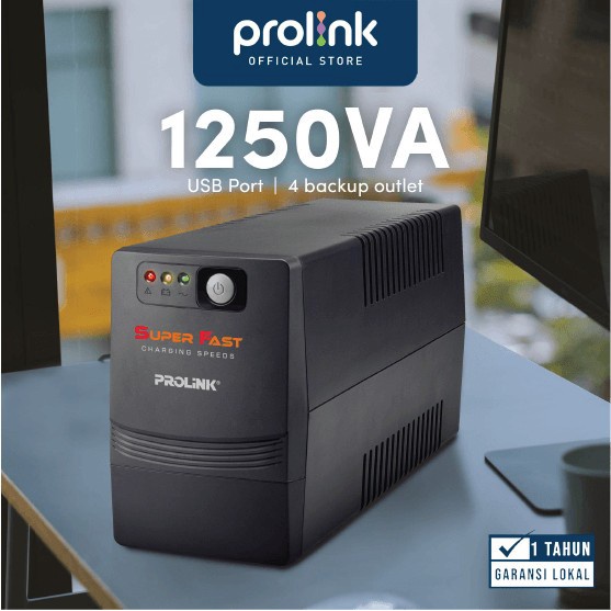 Jual UPS PROLINK PRO1250FCU / PRO-1250 SFCU Super Fast Charging 750W ...