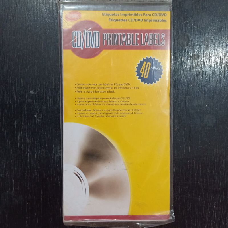 Jual Sticker Label CD/DVD isi 40 pcs | Shopee Indonesia