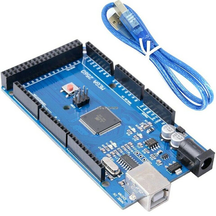 Jual Arduino Mega 2560 R3 CH340 Atmega2560 + Kabel data | Shopee Indonesia