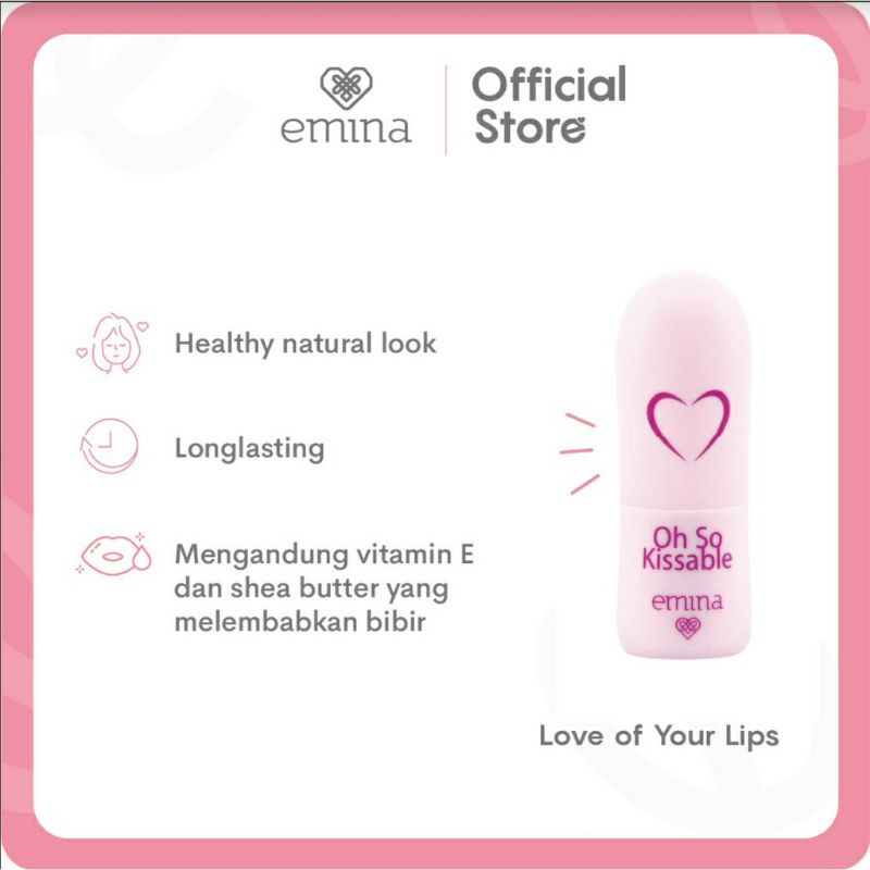 Jual Emina Oh So Kissable tinted Lip Balm Shopee Indonesia