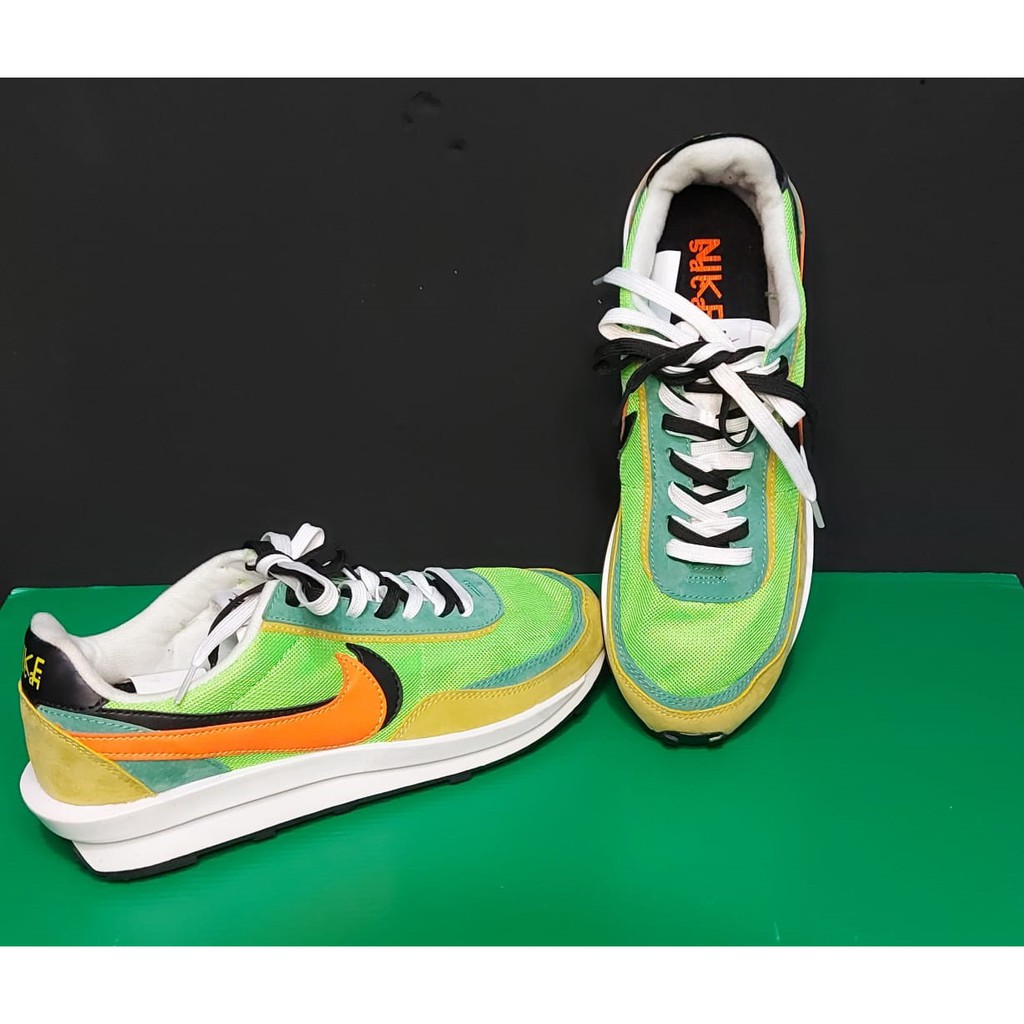 Sacai x nike ldv waffle green gusto sales
