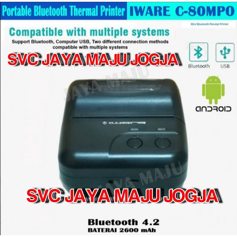 Jual IWARE C80 MPO - BLUETOOTH 4.2 USB - SPEED 90 MM/S - 2.600 mAh 7.4V ...