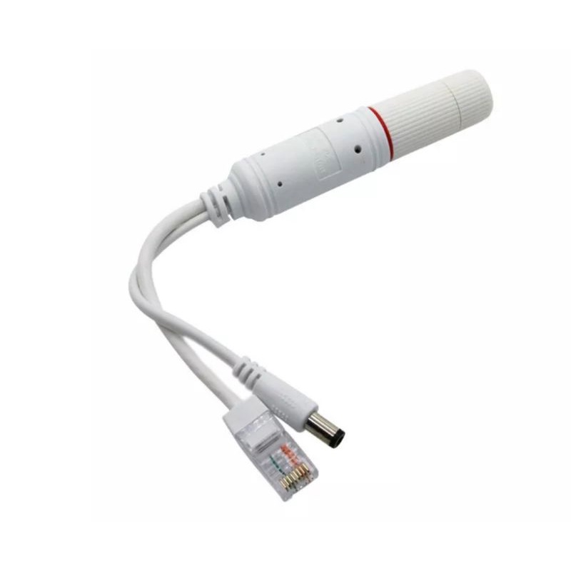 Jual outdoor waterproof DC kabel poe rj45 splitter injector male female ...