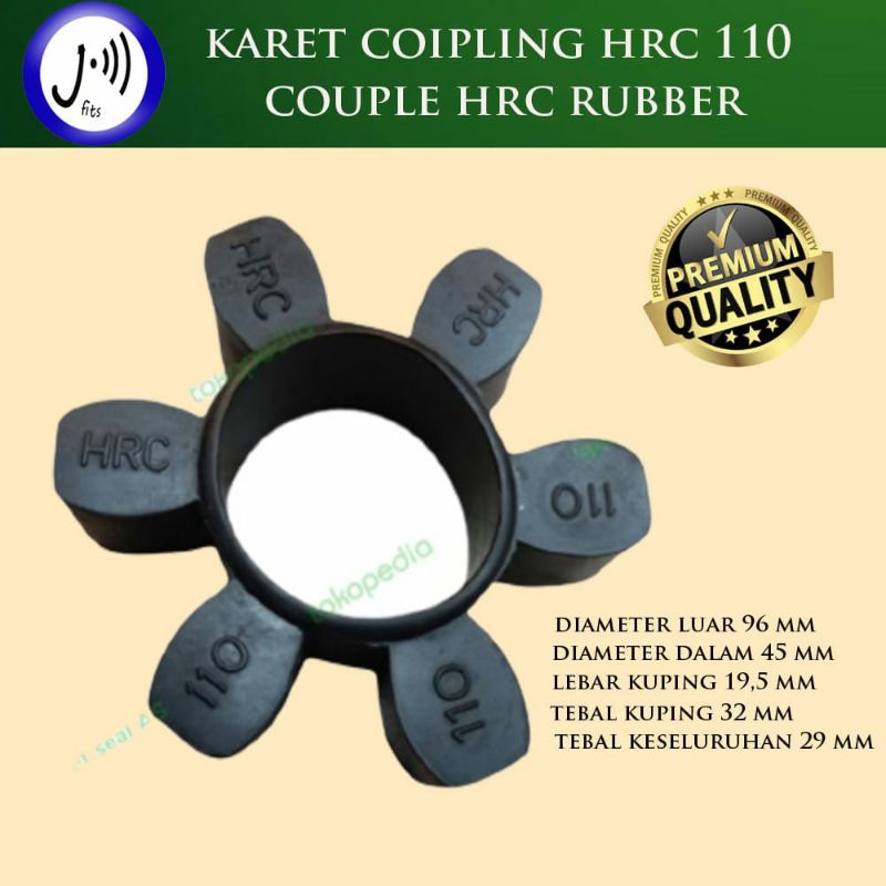 Jual Karet Kopling HRC 110/ Coupling HRC 110 Rubber | Shopee Indonesia