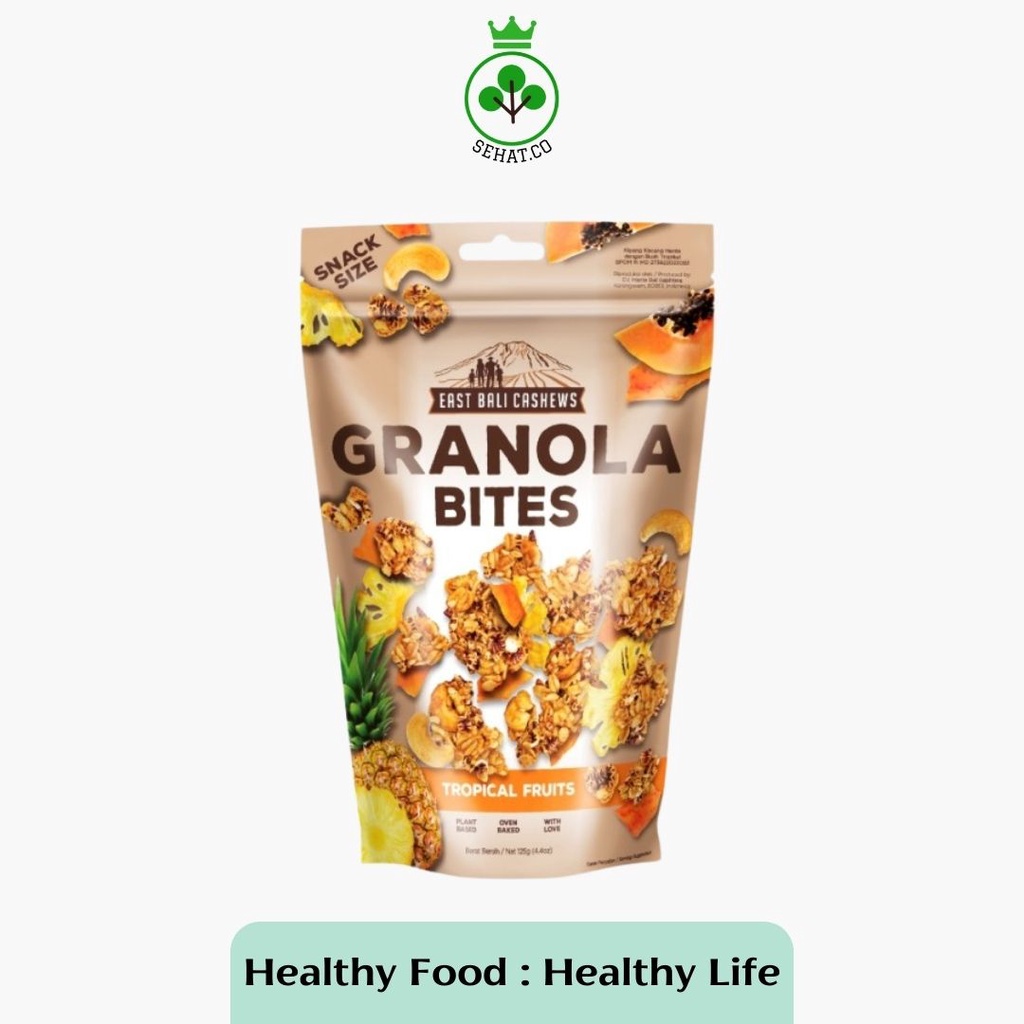 Jual East Bali Cashew Granola Tropical Fruits ( 125 gr ) Shopee