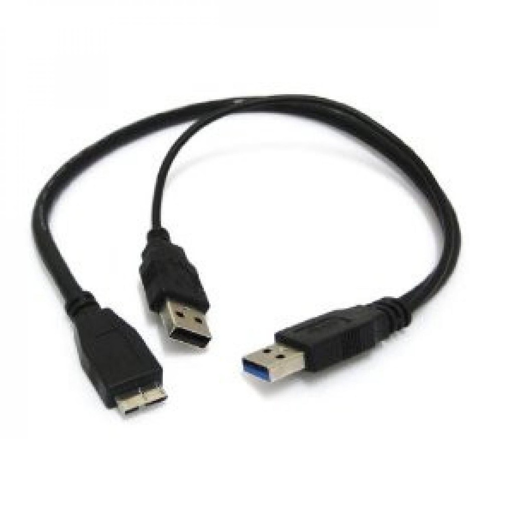 Jual USB 30 To Micro B Type Y USB 20 Cable For HDD | Shopee Indonesia