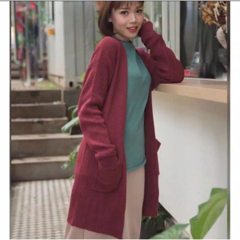 Jual kardigan rajut | Shopee Indonesia