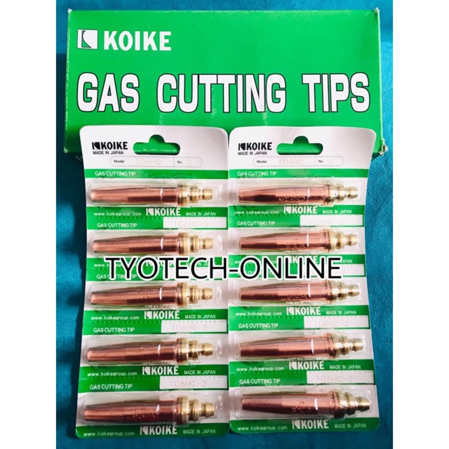 Jual KOIKE Gas Cutting Tip LPG No.5 Model 106HC Shopee Indonesia