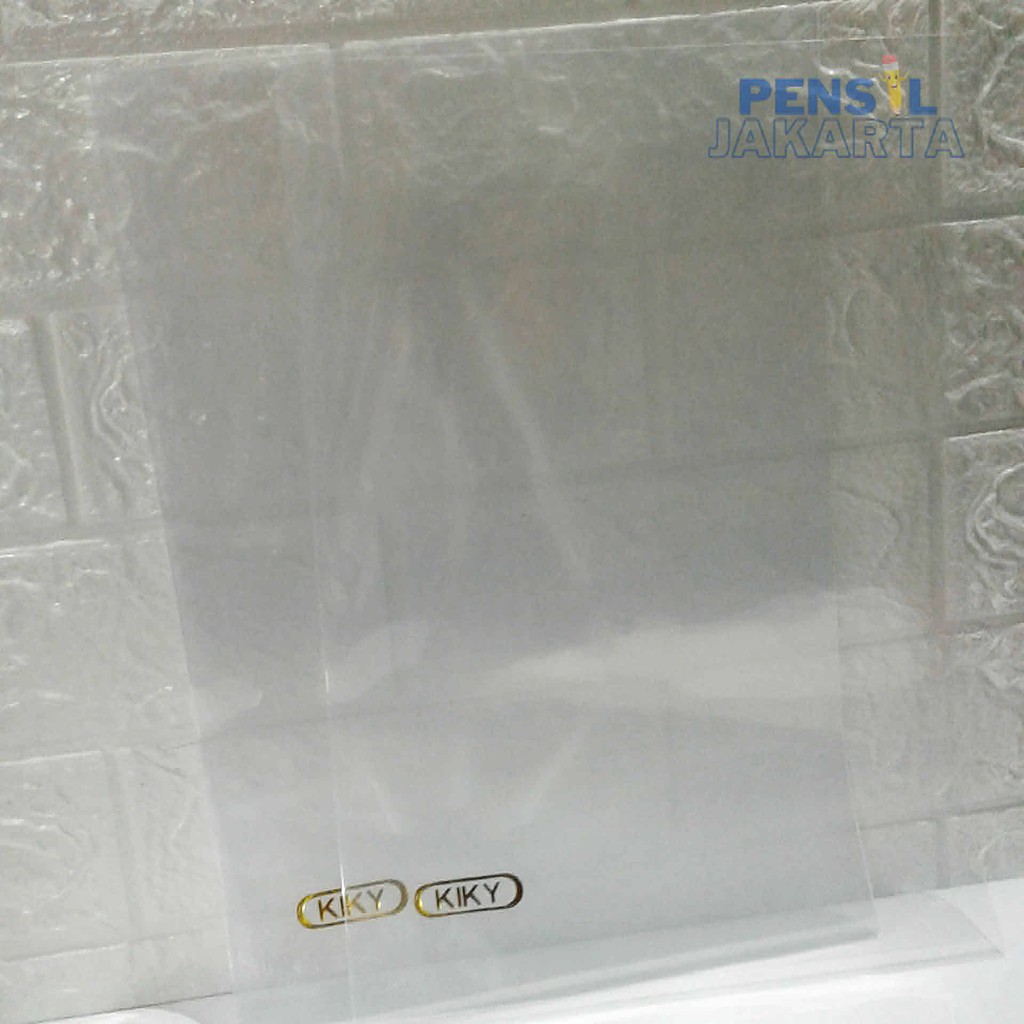 Jual KIKY Map L Stopmap Plastik Transparan Putih Bening Ukuran Folio F4 ...