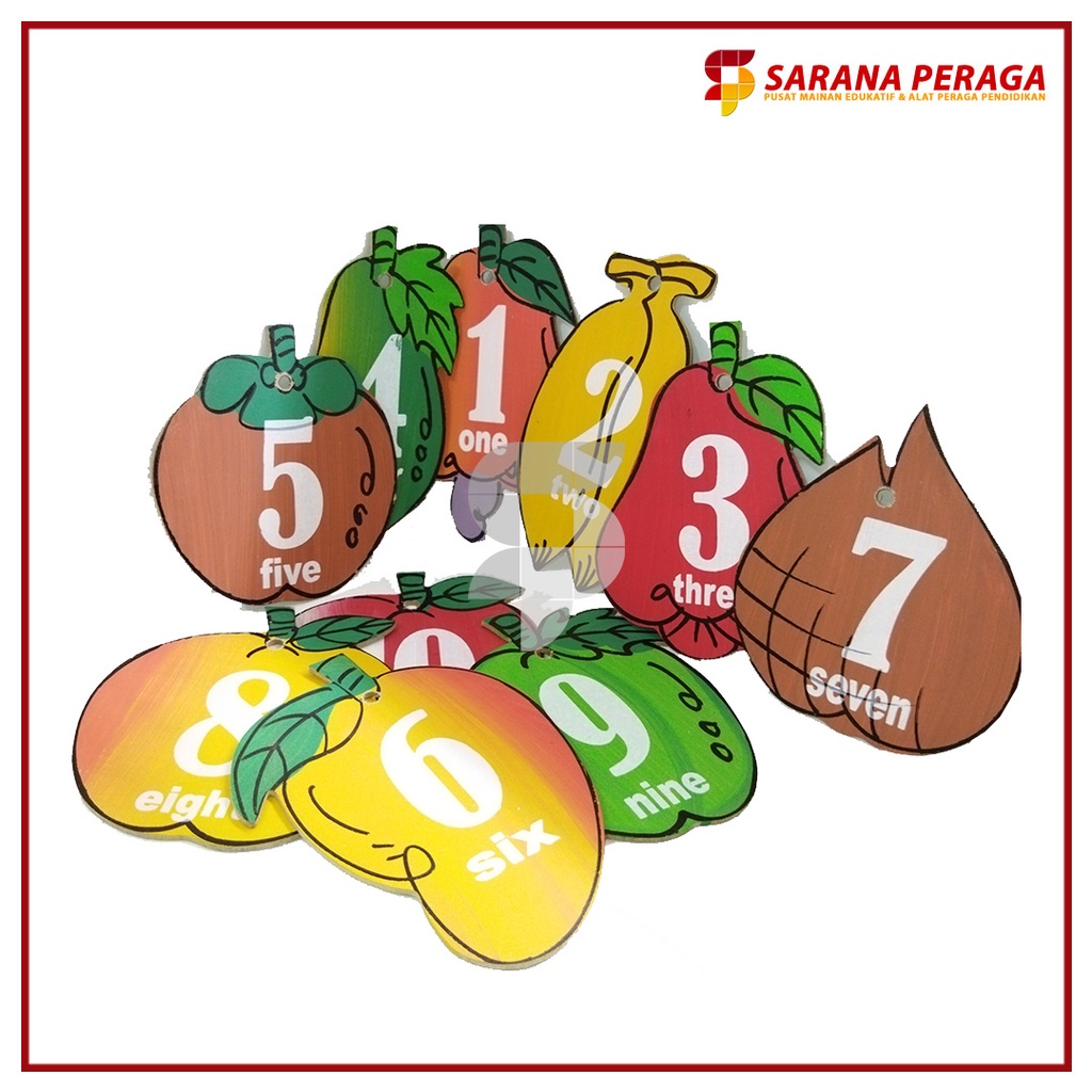 Jual SaranaPeraga - Maket Buah Angka / Mengenal Angka / Belajar ...