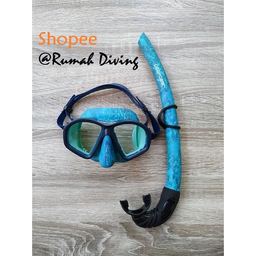 Jual Kacamata Masker Deepgear Low Volume Camouflage Freedive ...