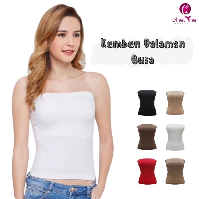 Jual Chelyne Kemben Daleman W008 Busa Bahan Seamless Rajut Shopee