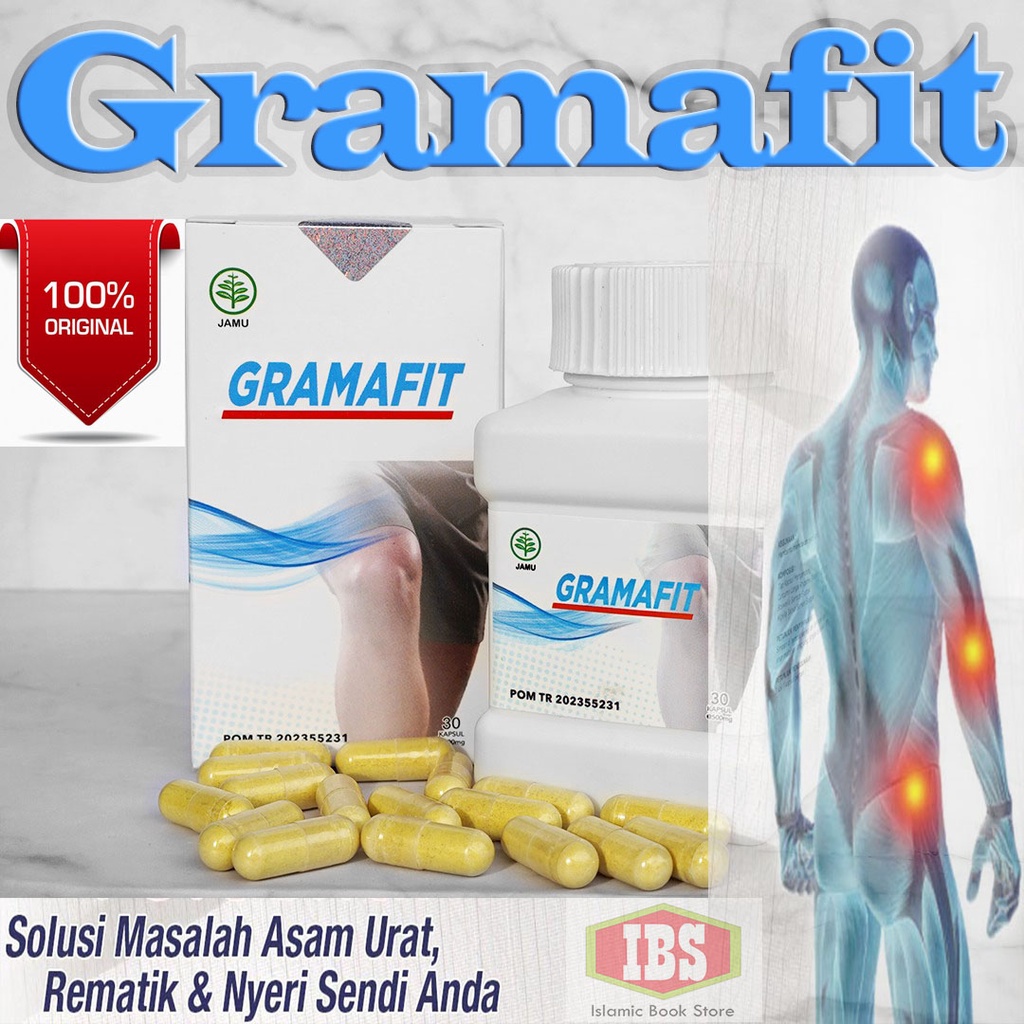 Jual Gramafit Herbal Obat Nyeri Sendi Asam Urat Rematik 100 Asli