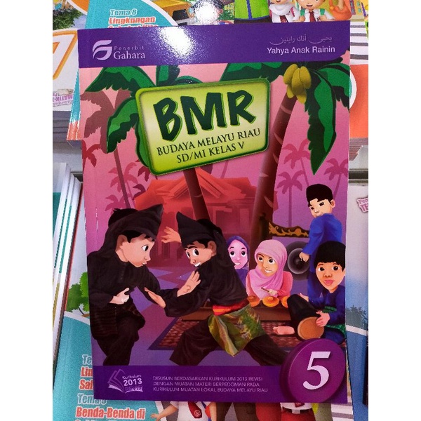 Jual Buku Pelajaran Sd Gahara Bmr Budaya Melayu Riau Kelas 5 Sdmi