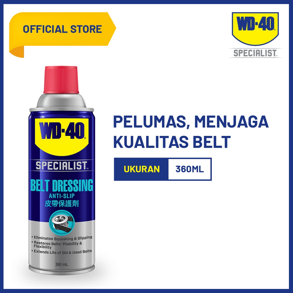 Jual WD 40 Specialist Belt Dressing 360ml Perawatan Belt Anti Slip Shopee Indonesia