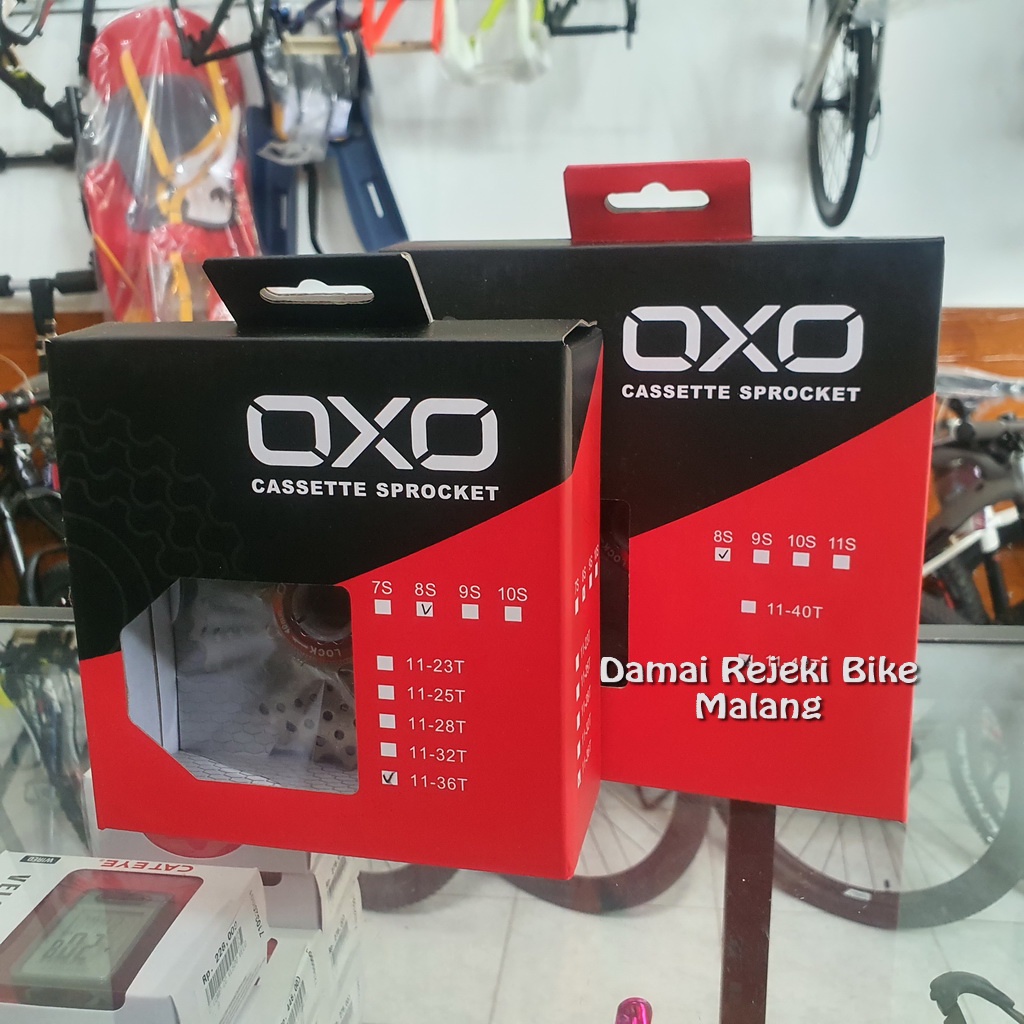 Jual Cassette sprocket OXO 8 speed 11-36T / 11-42T | Shopee Indonesia