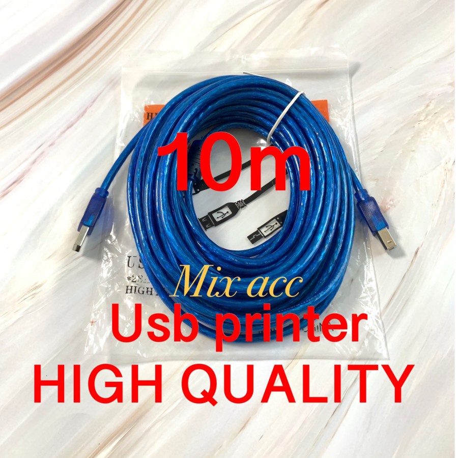 Jual Kabel Usb Printer 10m 10 Meter 10 M Kabel Printer 10m High