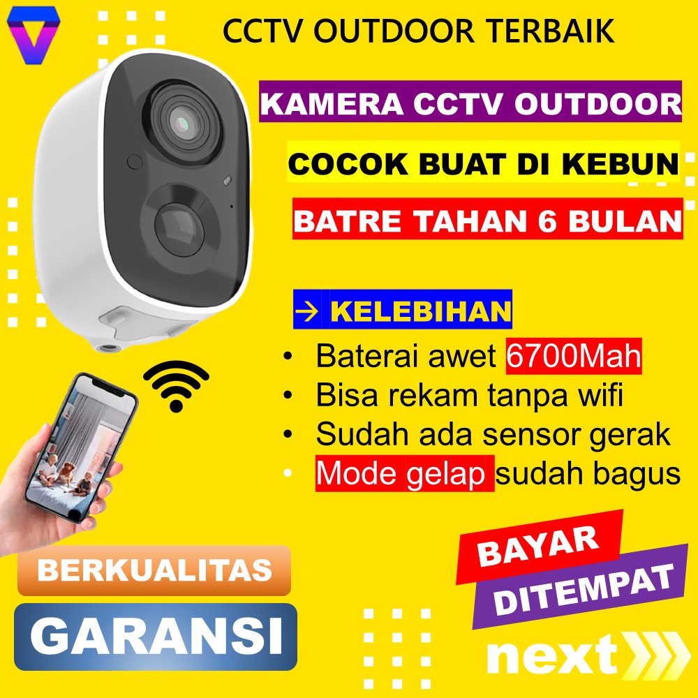 Jual CAMERA CCTV WIFI OUTDOOR WATERPROOF KAMERA PENGINTAI MINI ...