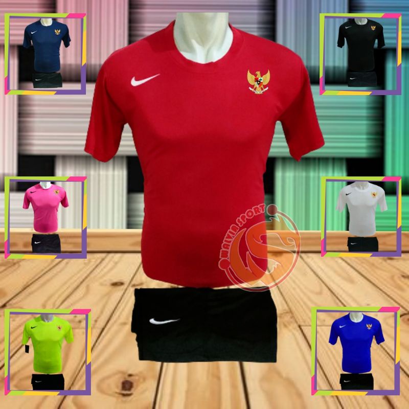 Jual Baju Futsal Jersey Timnas Indonesia Garuda Setelan Kaos Bola