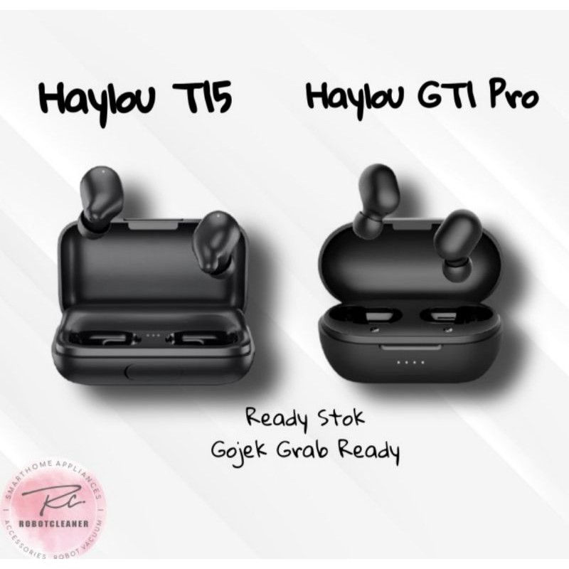 Jual haylou GT01 Pro T15 TWS earphone wireless bluetooth Touch