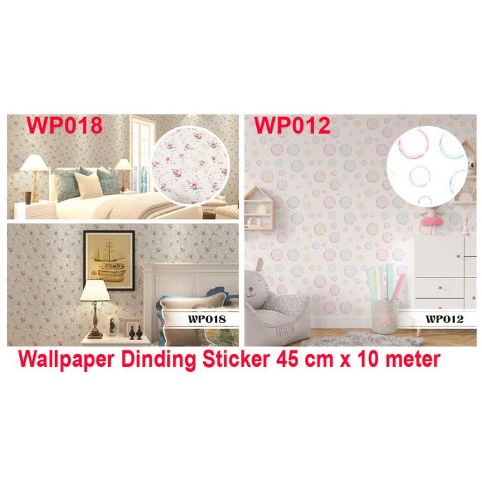 Jual wallpaper dinding sticker 45 cm x 10 meter murah | Shopee Indonesia