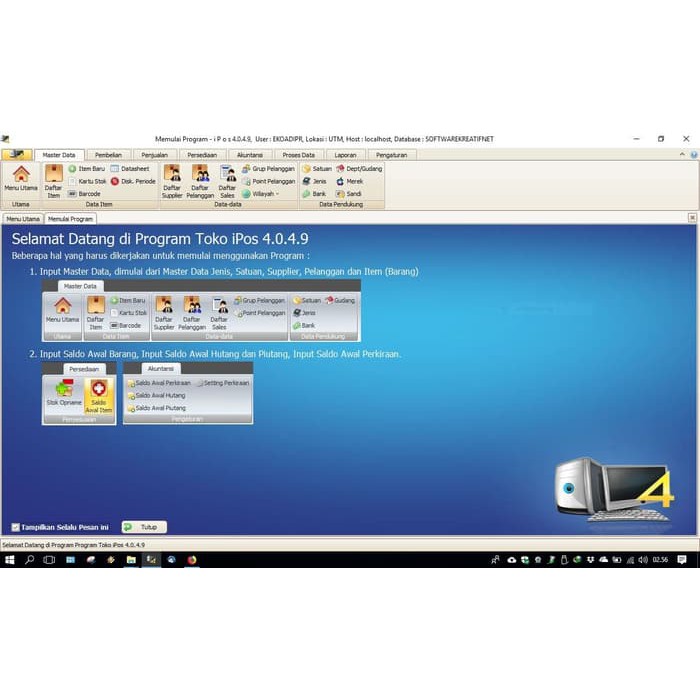 Jual Software Program Toko iPOS 4 Versi Unlimited Untuk 1 PC (USB ...