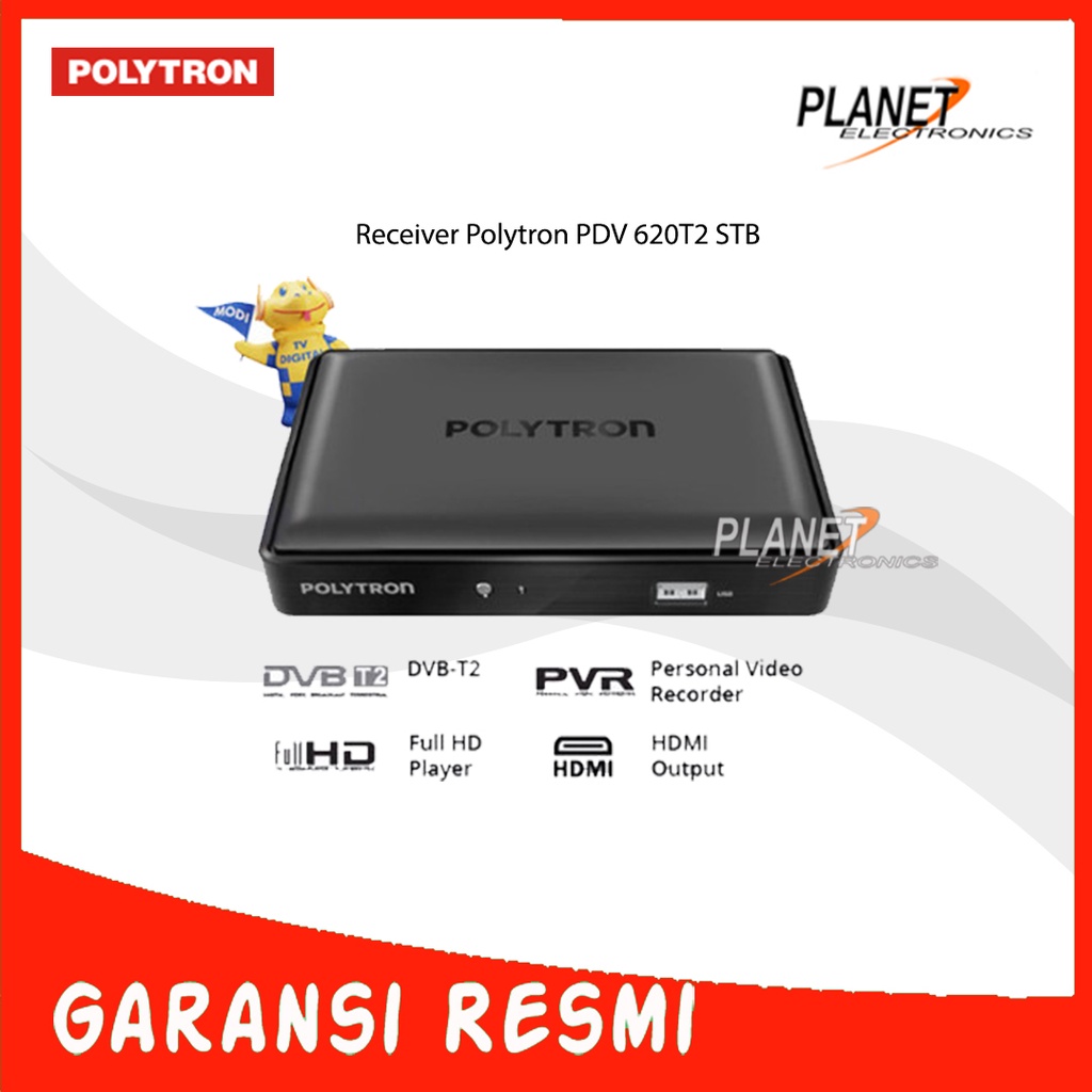 Jual Set Top Box Tv Digital Polytron Pdv T Stb Shopee Indonesia