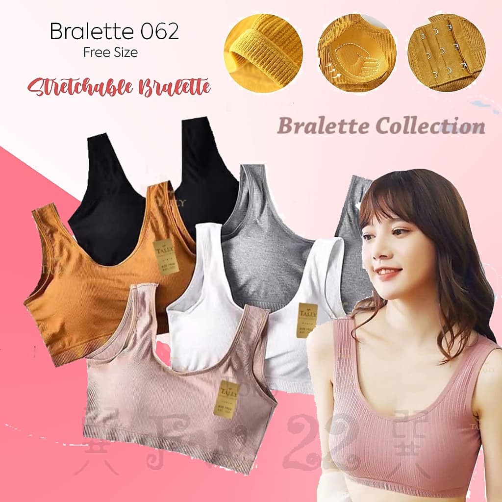 Jual Tally Bra Bh Kemben Bralette I Ada Busa I Free Size I Cup B I