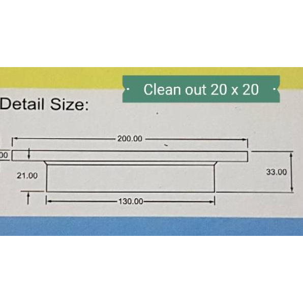 Jual Dijual Murah Tutup bak kontrol. Clean out alinco 20 x 20 cm ...