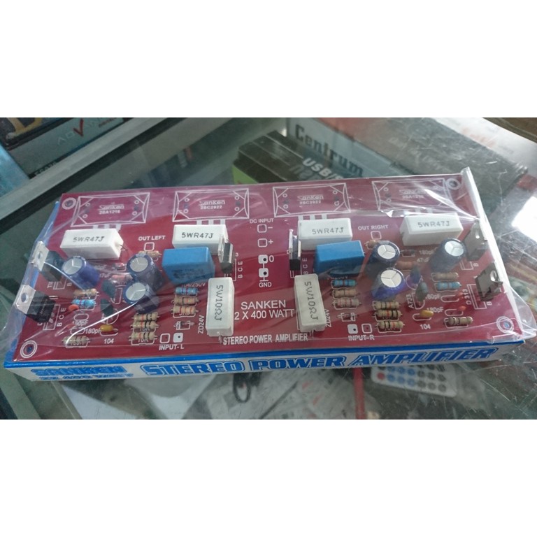 Jual POWER KIT Amplifier sanken stereo 2x400w Shopee Indonesia