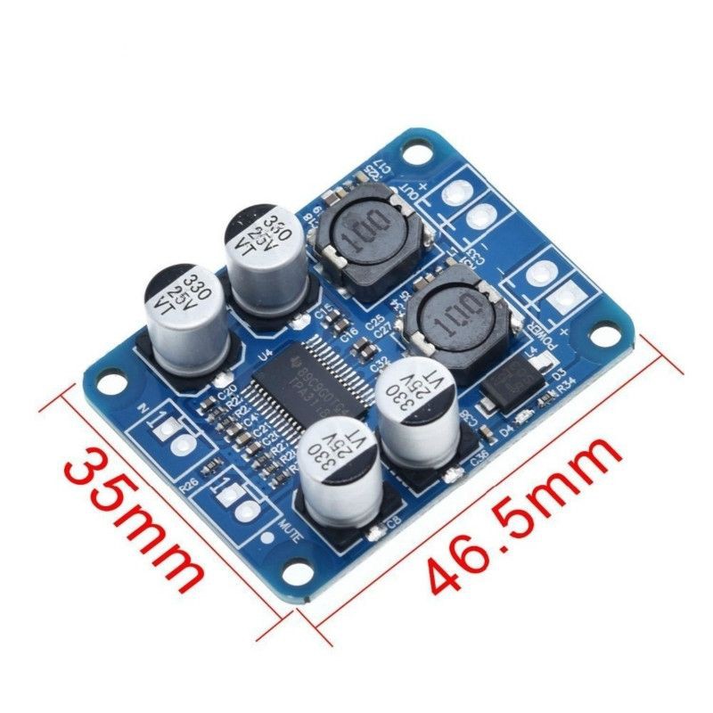 Scheda Amplificatore Audio Mini TPA3118 - Modulo Di Potenza 60W Digitale DC 10-24V Per Altoparlanti E Subwoofer