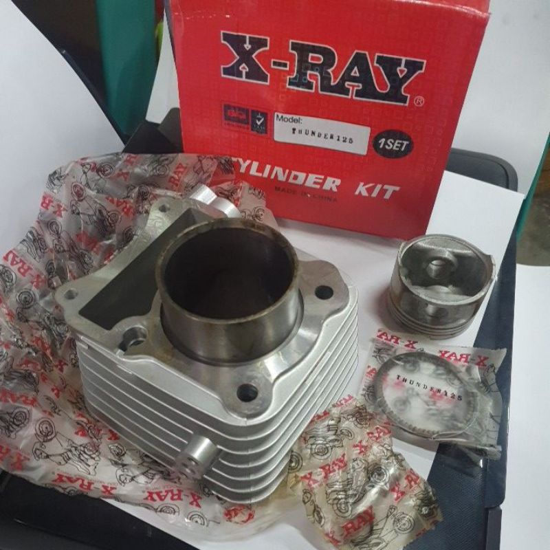 Jual BLOK KOMPLIT THUNDER 125 CYLINDER KIT COMPLETE PISTON RING XRAY