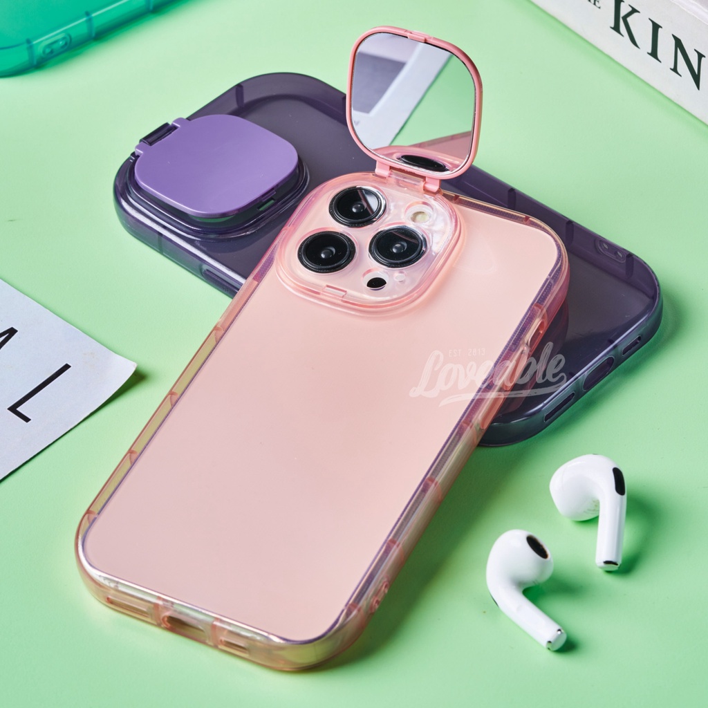 Jual Mandy flip campro mirror case for iphone 7 8 plus x xs max xr 11