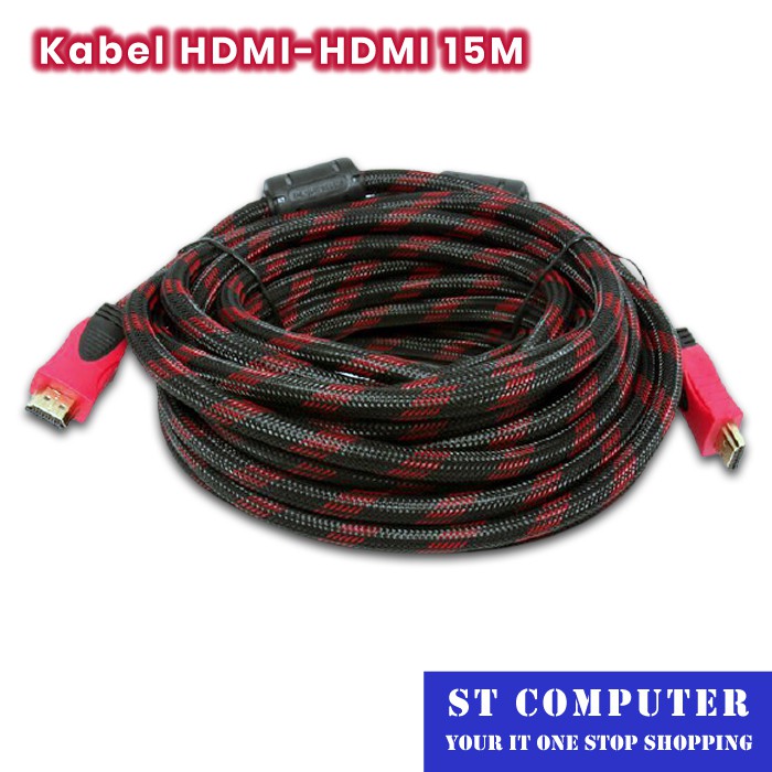 Jual Kabel HDMI-HDMI 15M Model Jaring | Shopee Indonesia