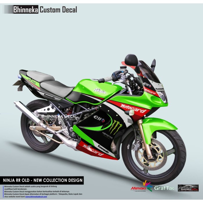 Jual DECAL STICKER NINJA RR OLD MOTOCARD OFFICIAL | Shopee Indonesia