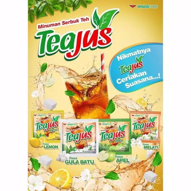 Jual Minuman Teh Serbuk By Teajus 7g Shopee Indonesia 6148