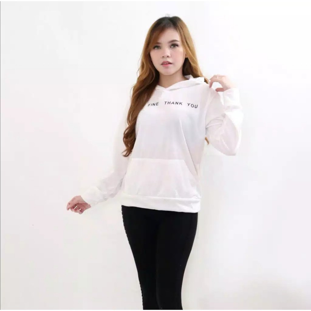 Jual Promo Diskon Sweater Wanita Im Fine Hoodie Cewe Keren Sweter Cewek ...